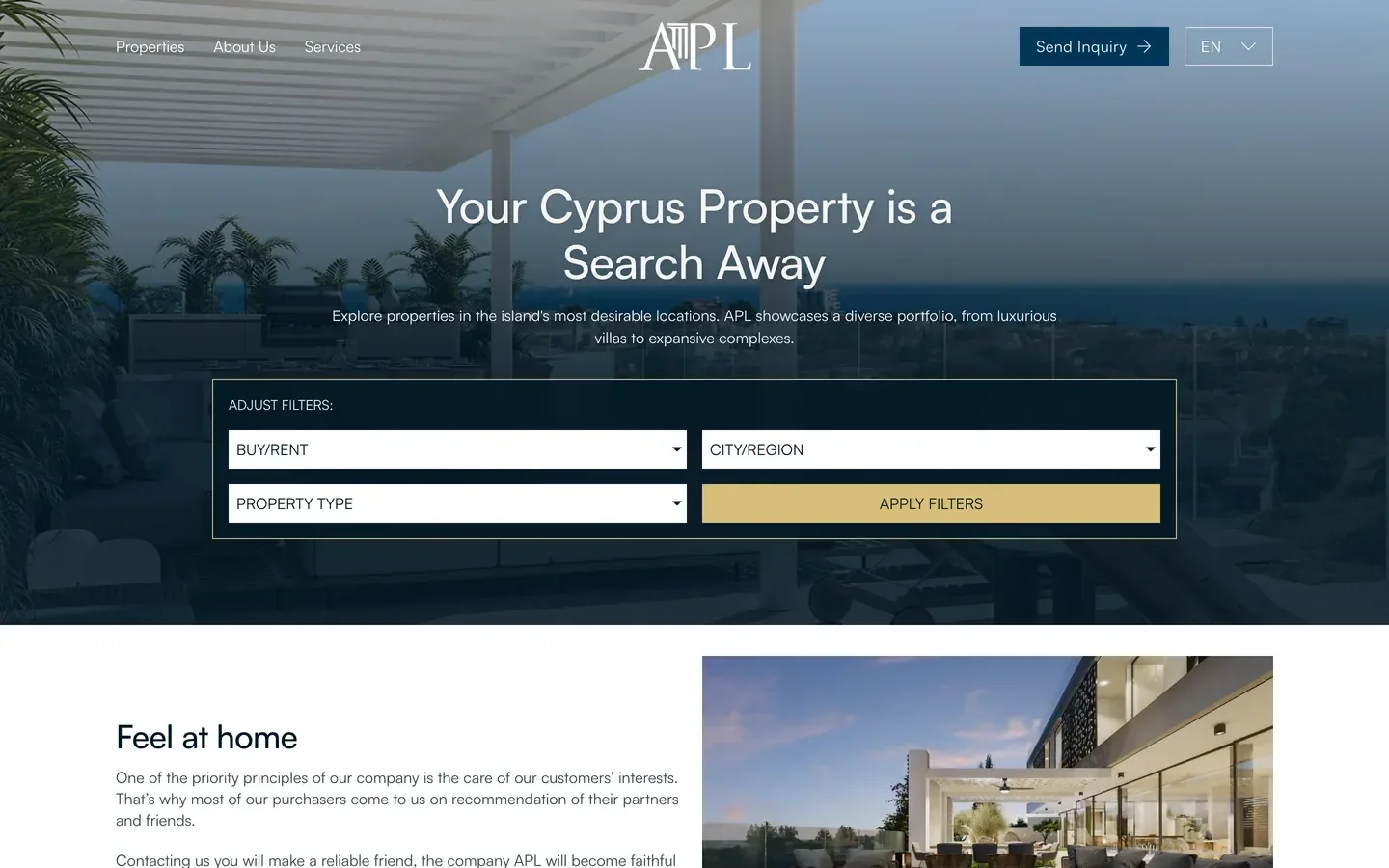 Screenshot of aplpro.com.cy